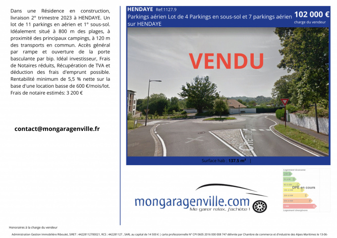 Offres de vente Parking Hendaye (64700)